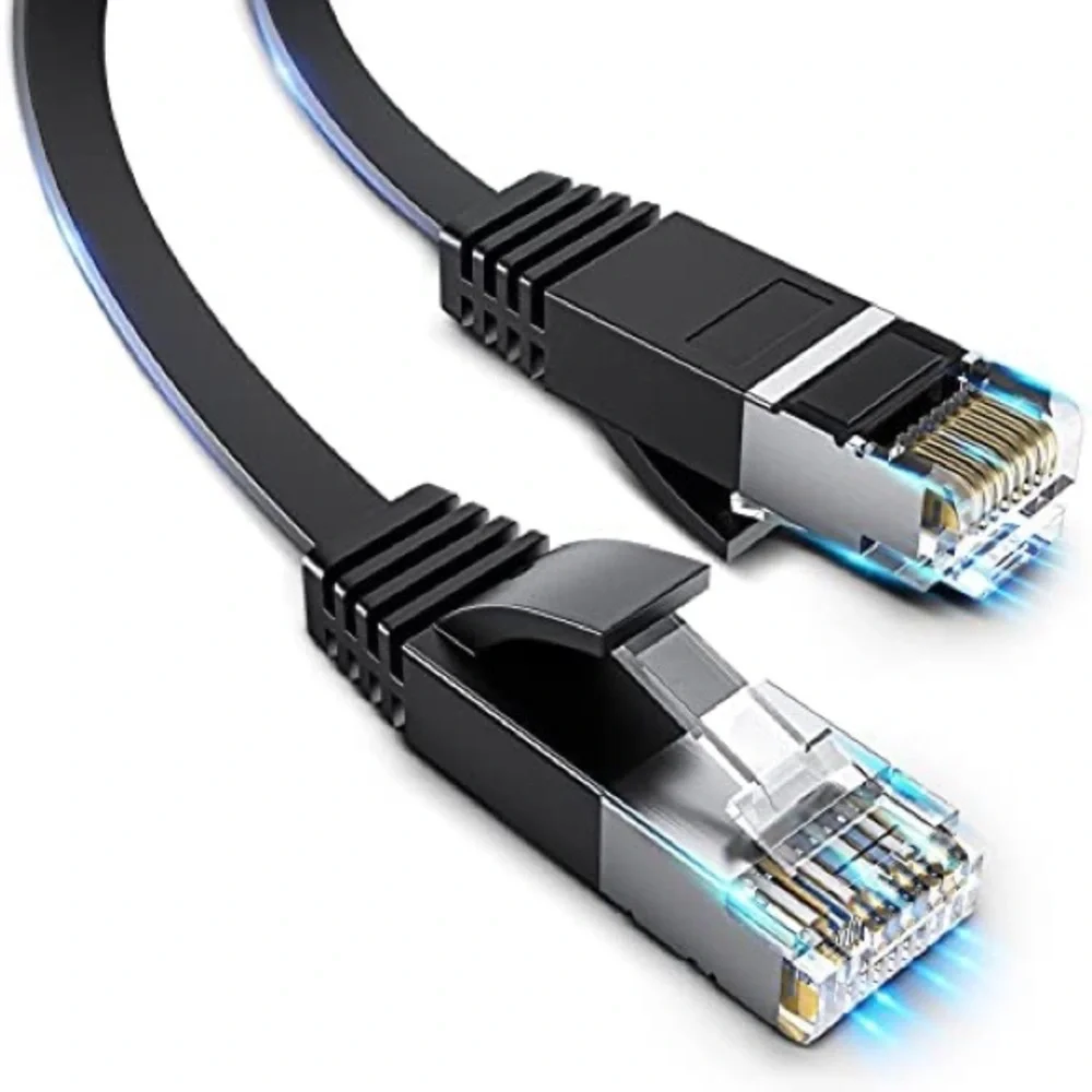Tiktun Cat 6 Ethernet Cable 6ft, High Speed Ethernet Cord, Slim LAN Cable Patch